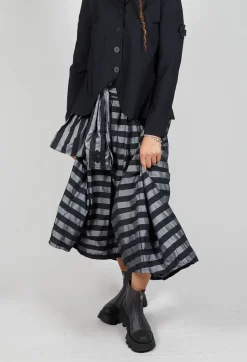 Pluslavie Skirts^A New T Skirt in Stripe