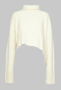 Malloni Jumpers^Abelia Tricot Jumper in Latte