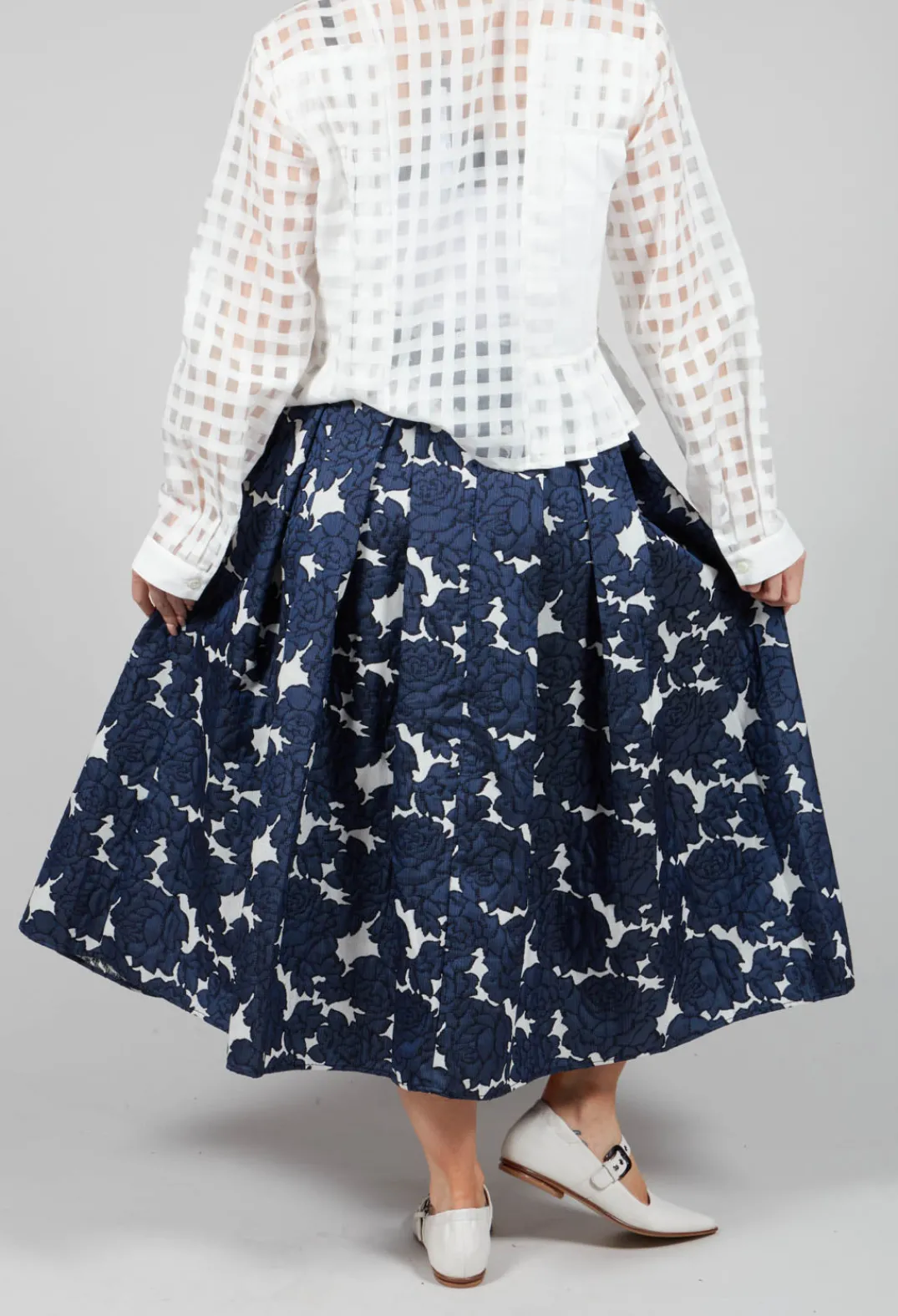 Dea Kudibal Skirts^Abey Skirt in Floral Blue