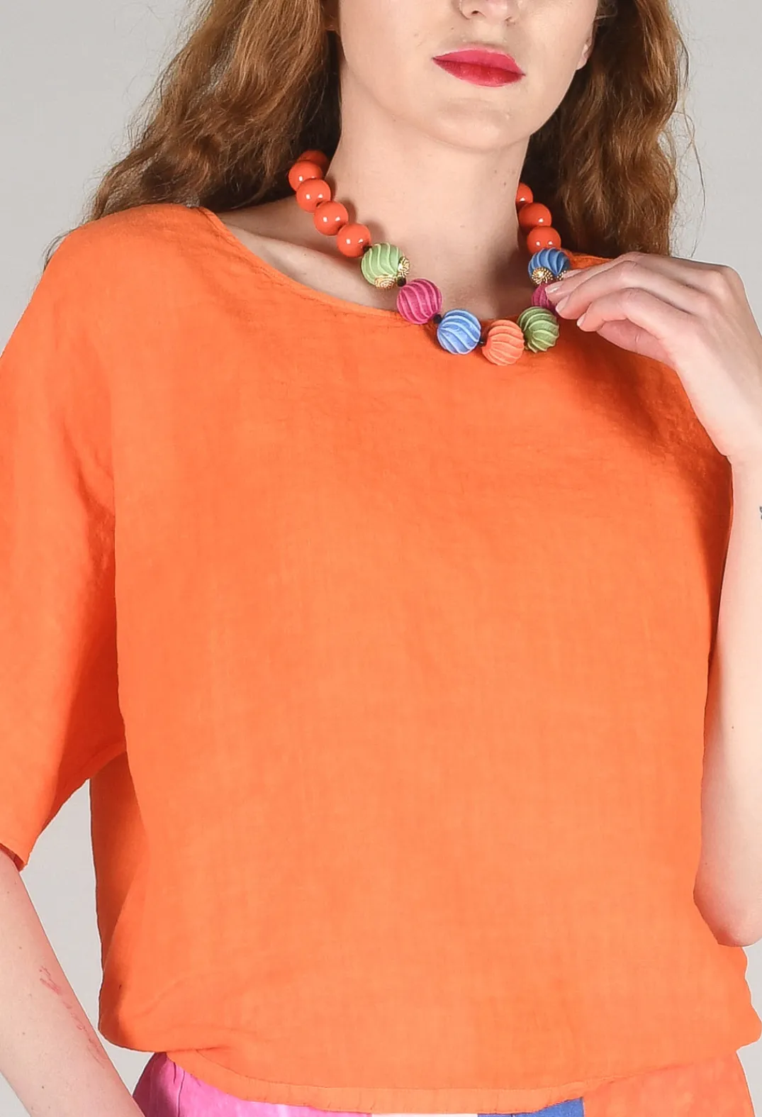 Elemente Clemente Tops^Abigi Top in Arancia