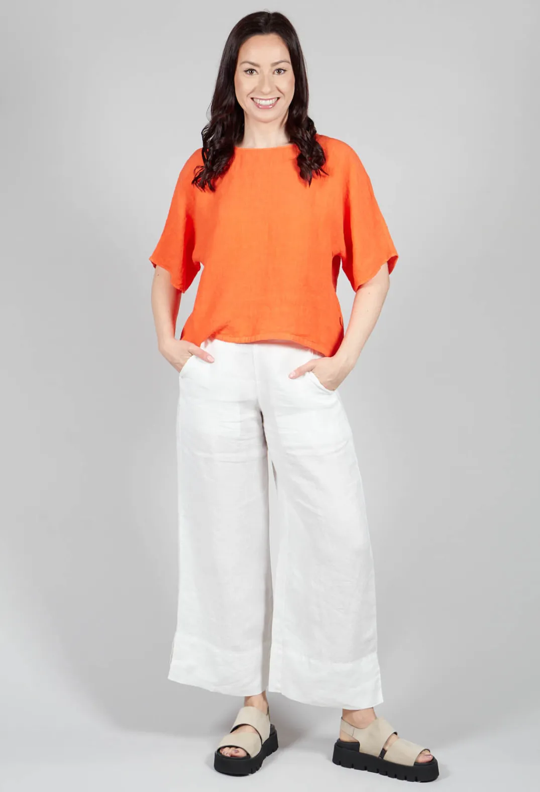 Elemente Clemente Tops^Abigi Top in Arancia