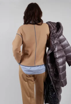 Beatrice B Tops^Active Top in Beige