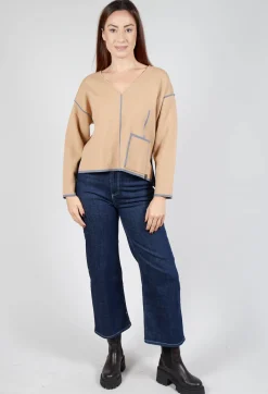 Beatrice B Tops^Active Top in Beige
