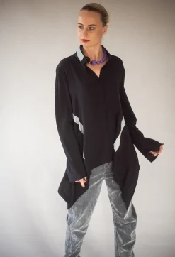 Annette Gortz Shirts & Blouses^Adela Shirt in Black Speckle