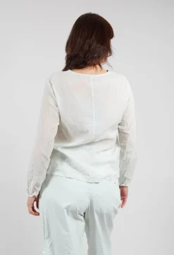 Ewa I Walla Shirts & Blouses^Agna Blouse in Soft Jade