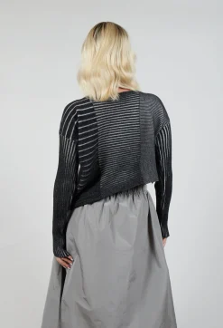 Malloni Jumpers^Agnes Jumper in Grigio Nero