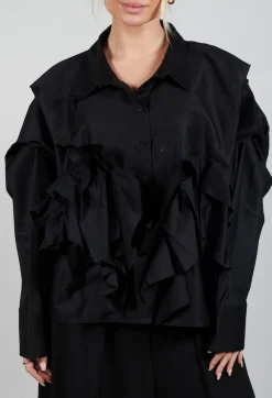 La Vaca Loca Shirts & Blouses^Agosto Shirt in Black