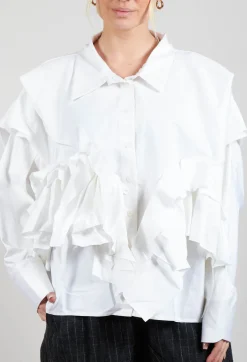 La Vaca Loca Shirts & Blouses^Agosto Shirt in White