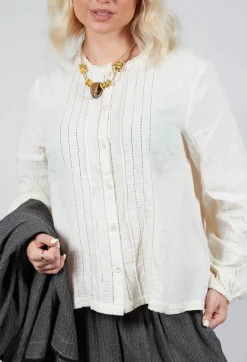 Ewa I Walla Tops^Aletta Top in Cream