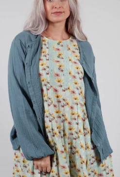 Ewa I Walla Tops^Aletta Top in Storm Blue