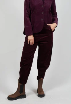 Mama B Trousers^Alicia V Trousers in Uva