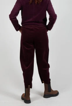 Mama B Trousers^Alicia V Trousers in Uva