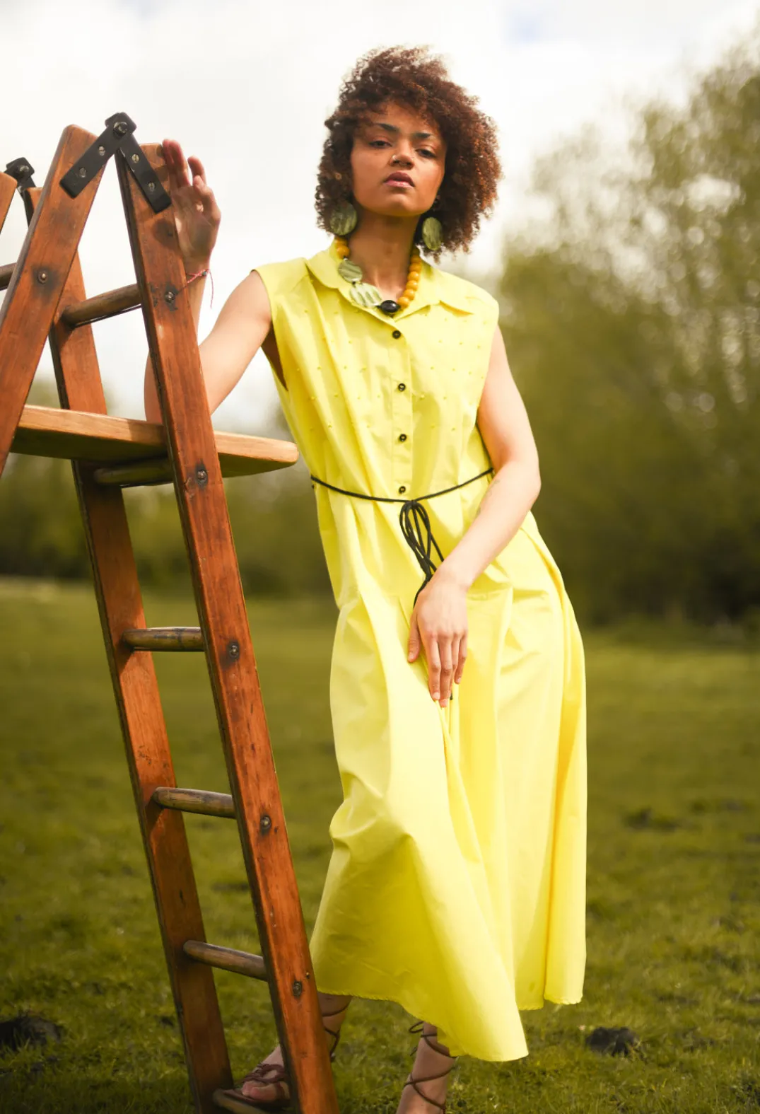 Beatrice B Dresses^A-Line Dress in Sunflower