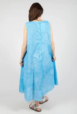 Rundholz Black Label Dresses^A-Line Sleeveless Dress in Malibu Cloud
