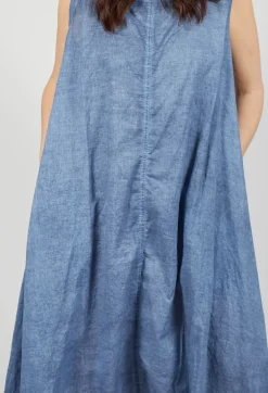 Rundholz Black Label Dresses^A-Line Sleeveless Dress in Navy Cloud