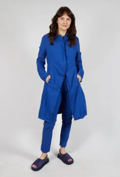 Rundholz Dip Coats^A-Line Structured Coat in Royal