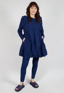 Rundholz Dip Coats^A-Line Structured Jacket in Ocean