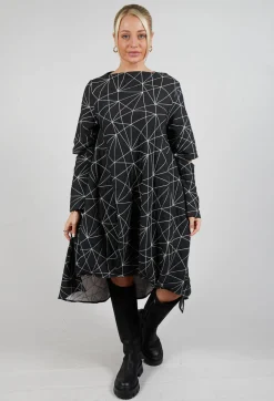 Xenia Design Dresses^A-Line Upal Dress in Black with White