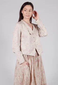 Les Ours Jackets^Aloe Jacket in Liberty Beige Print