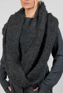 Rundholz Mainline Scarves^Alpaca Snood in Slate Mel