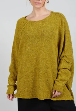 La Vaca Loca Tops^Altitud Knitted Jumper in Apple Green