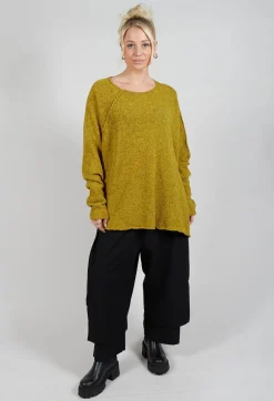 La Vaca Loca Tops^Altitud Knitted Jumper in Apple Green
