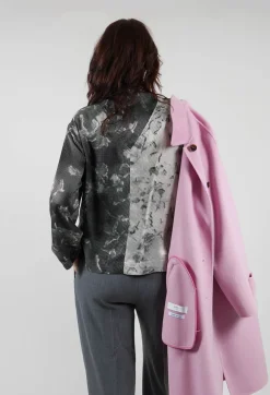 Beatrice B Shirts & Blouses^Amanda Blouse in Optical Grey