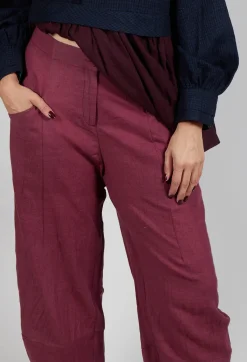 Eka Trousers^Ambra Trousers in Wine