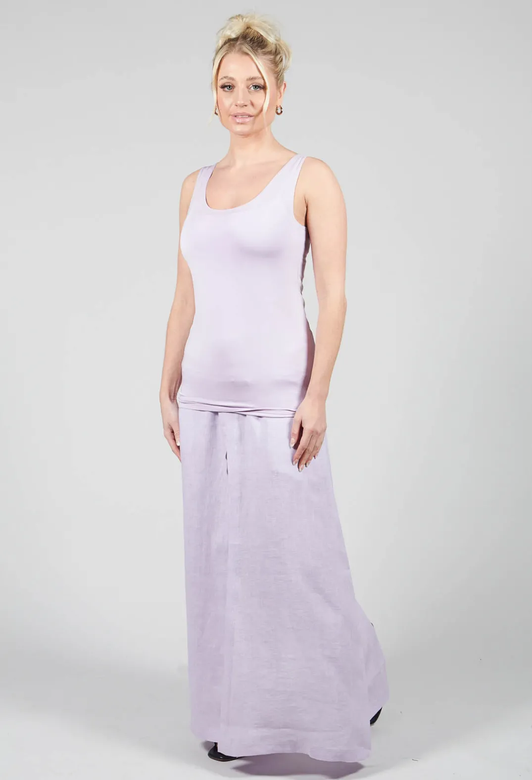 Sarah Pacini Tops^Anais T-Shirt Vest in Lilac