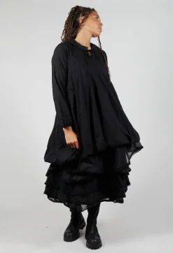 Les Ours Dresses^Ancolie Dress in Coton Noir
