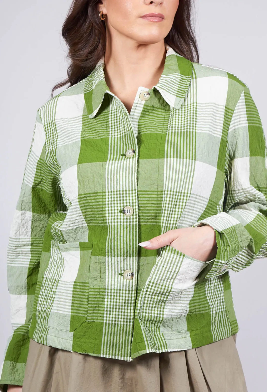 Mama B Jackets^Andy Q Jacket in Avocado