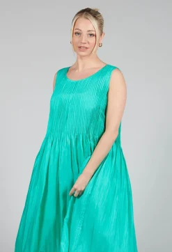 Bianco Levrin Dresses^Angela Dress in Acqua