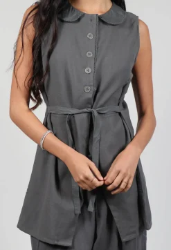 Ewa I Walla Tops^Anisa Vest in Grey