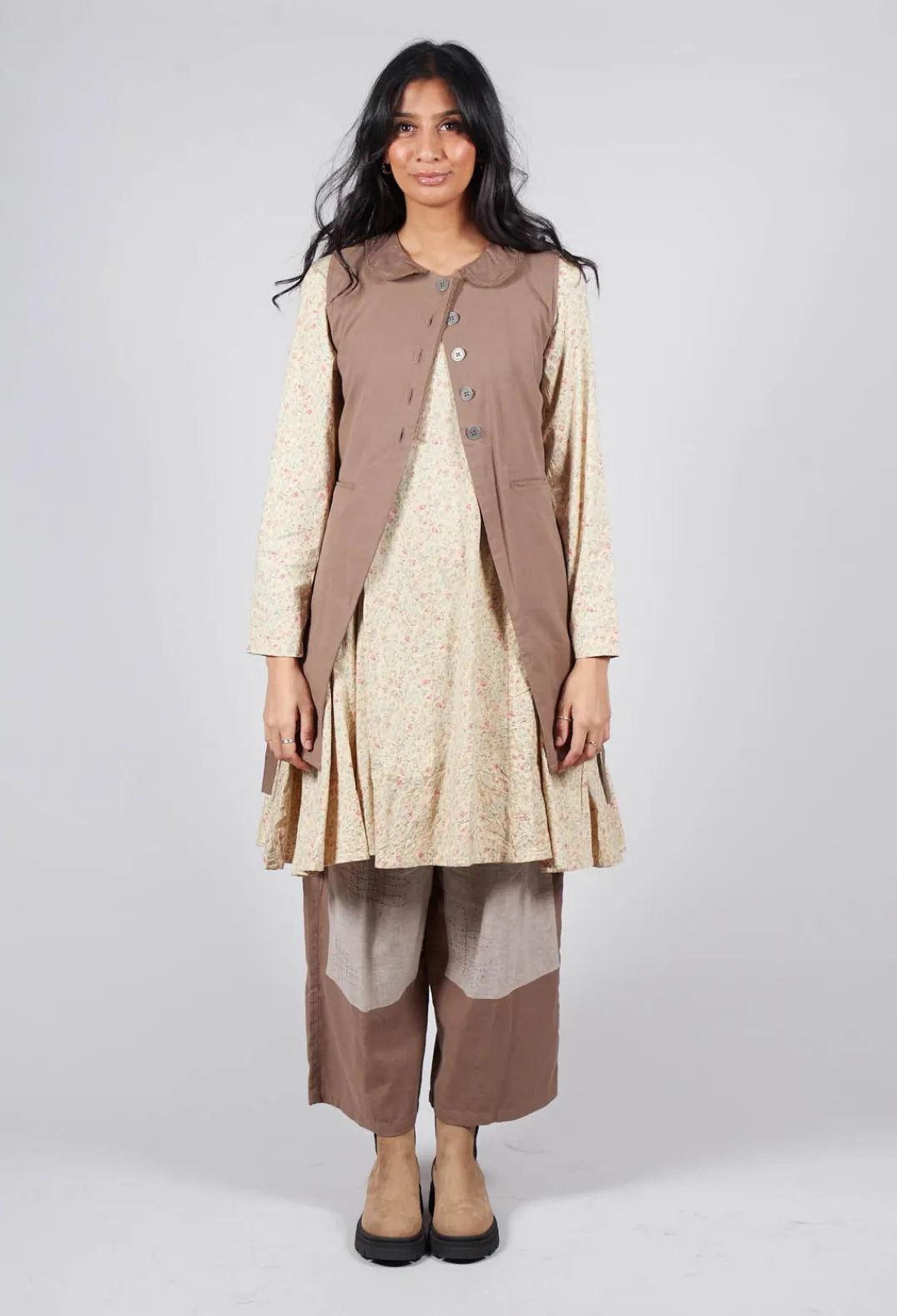 Ewa I Walla Tops^Anisa Vest in Walnut
