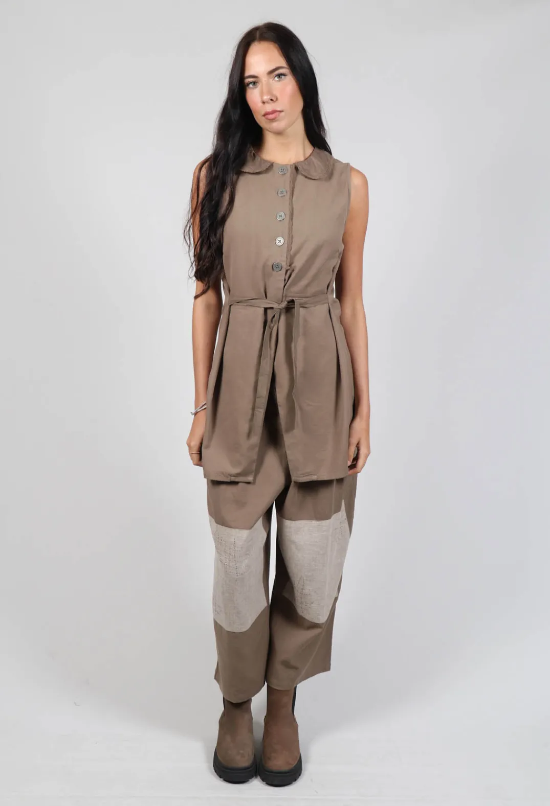 Ewa I Walla Tops^Anisa Vest in Walnut