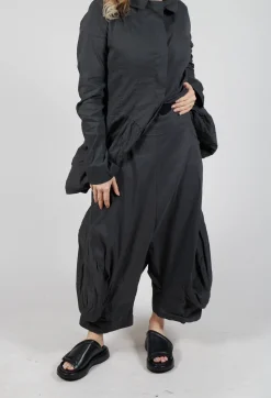 Rundholz Mainline Trousers^Ankle Cropped Pull On Trousers in Asteroid
