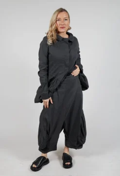 Rundholz Mainline Trousers^Ankle Cropped Pull On Trousers in Asteroid