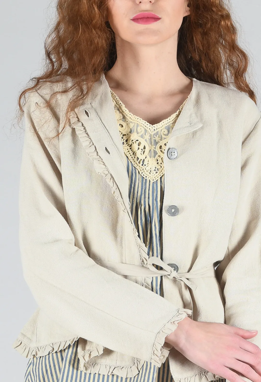 Ewa I Walla Jackets^Annelie Jacket in Bone White