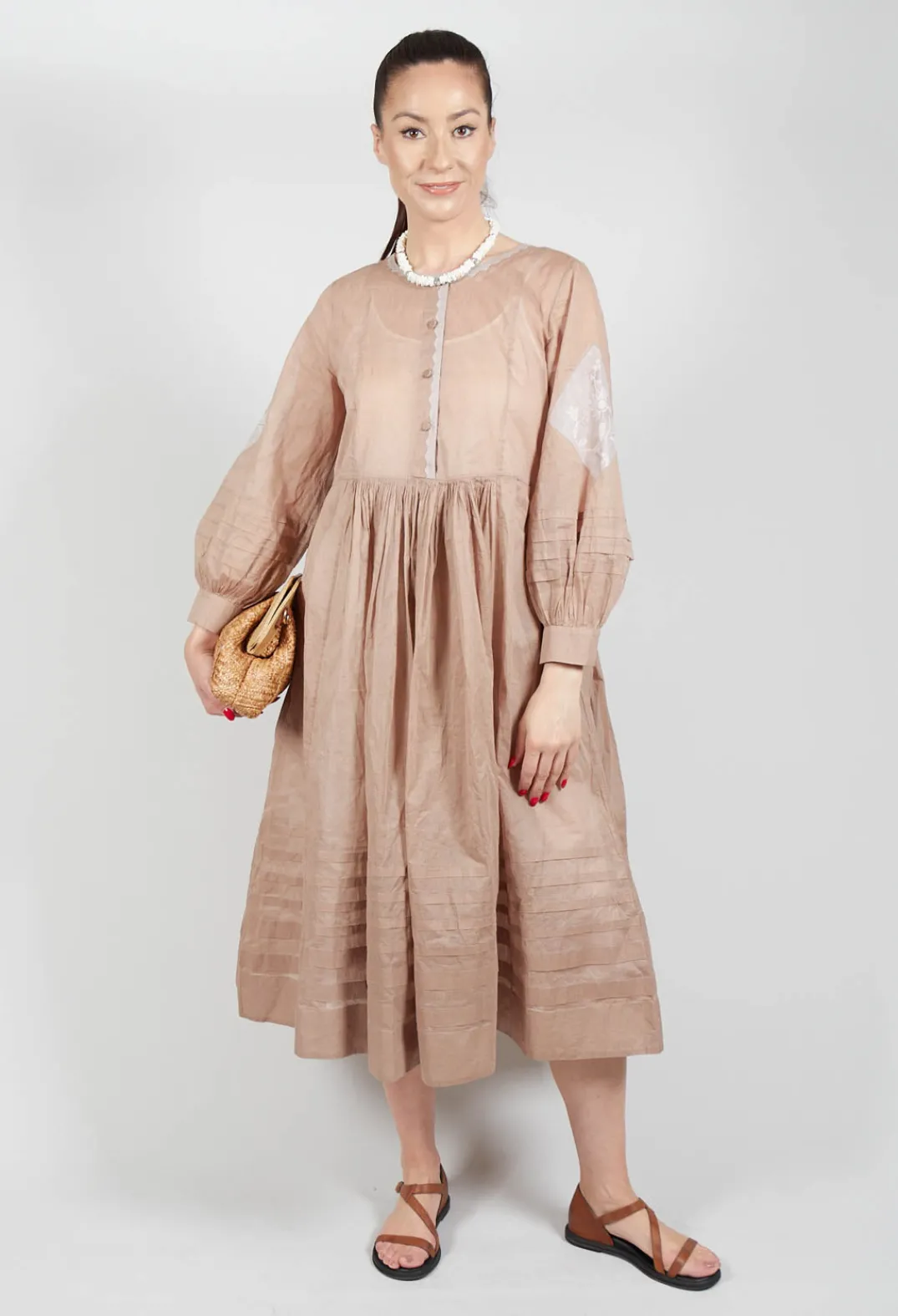 Eka Dresses^Arabella Dress in Mocha