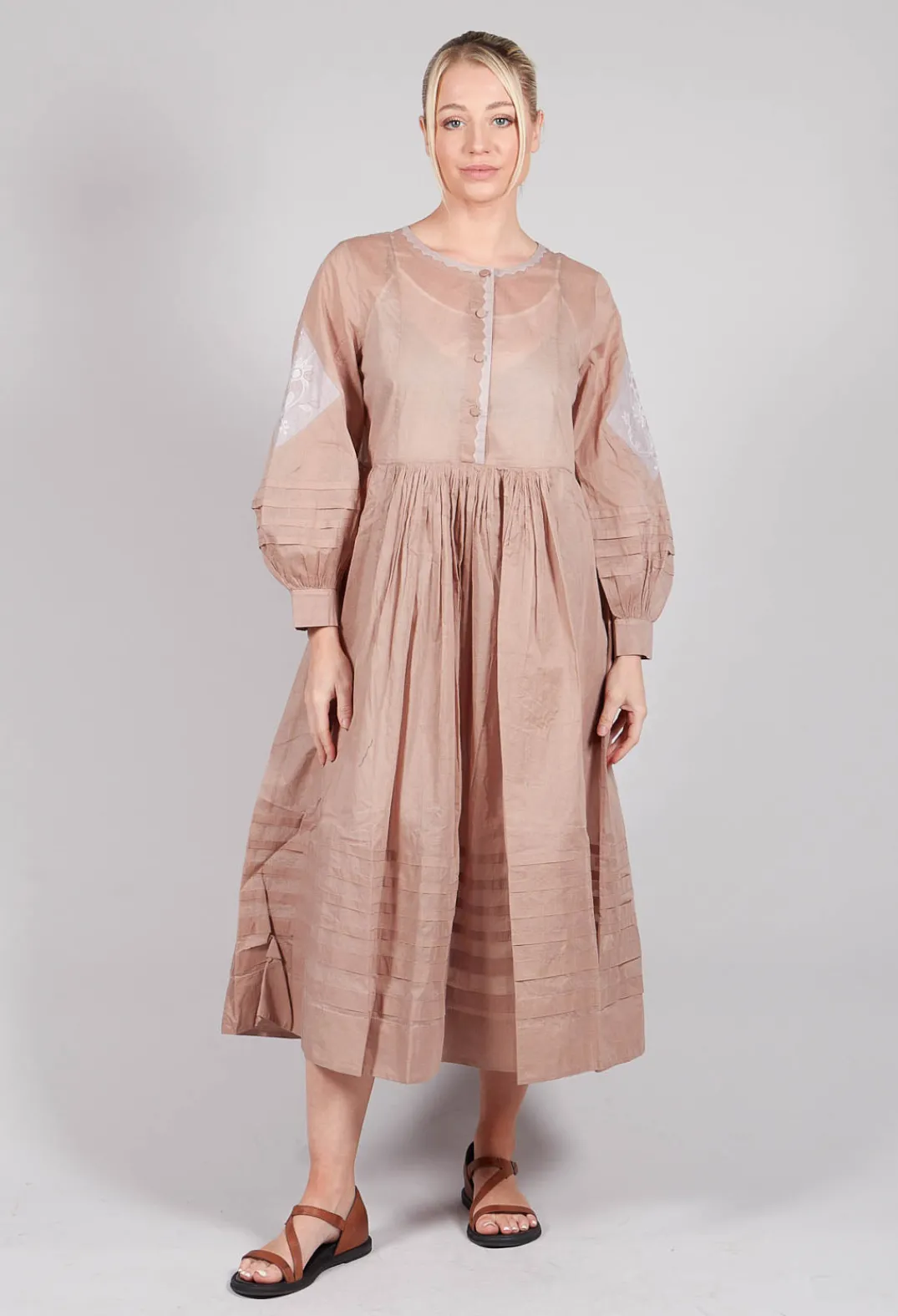 Eka Dresses^Arabella Dress in Mocha