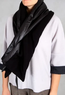 Xenia Design Scarves^Arko Two in One Scarf in Black