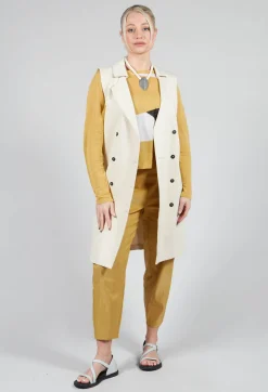 Sarah Pacini Jumpers^Art Deco Jumper in Yellow