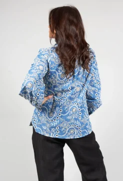 Dea Kudibal Shirts & Blouses^Asta Denim Shirt with Embroidery Detail in Blue