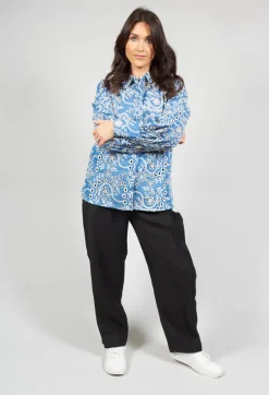Dea Kudibal Shirts & Blouses^Asta Denim Shirt with Embroidery Detail in Blue