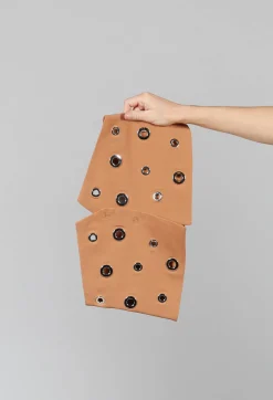 Ixos Belts^Asymmetric Belt in Cognac