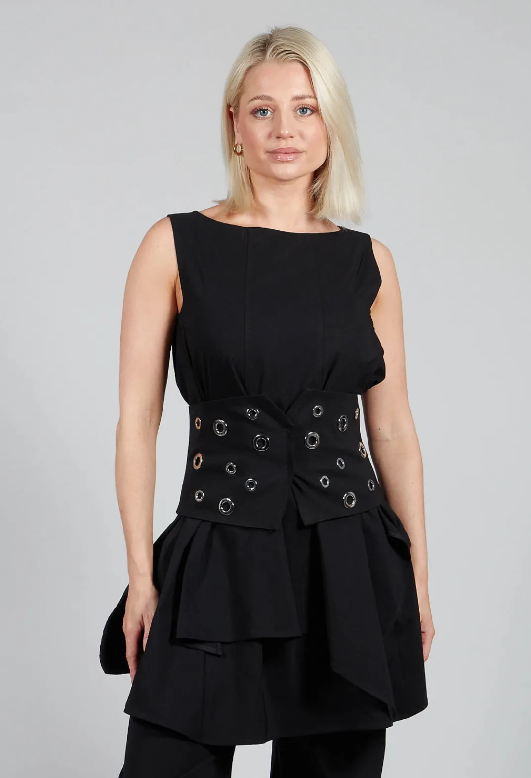 Ixos Belts^Asymmetric Belt in Nero