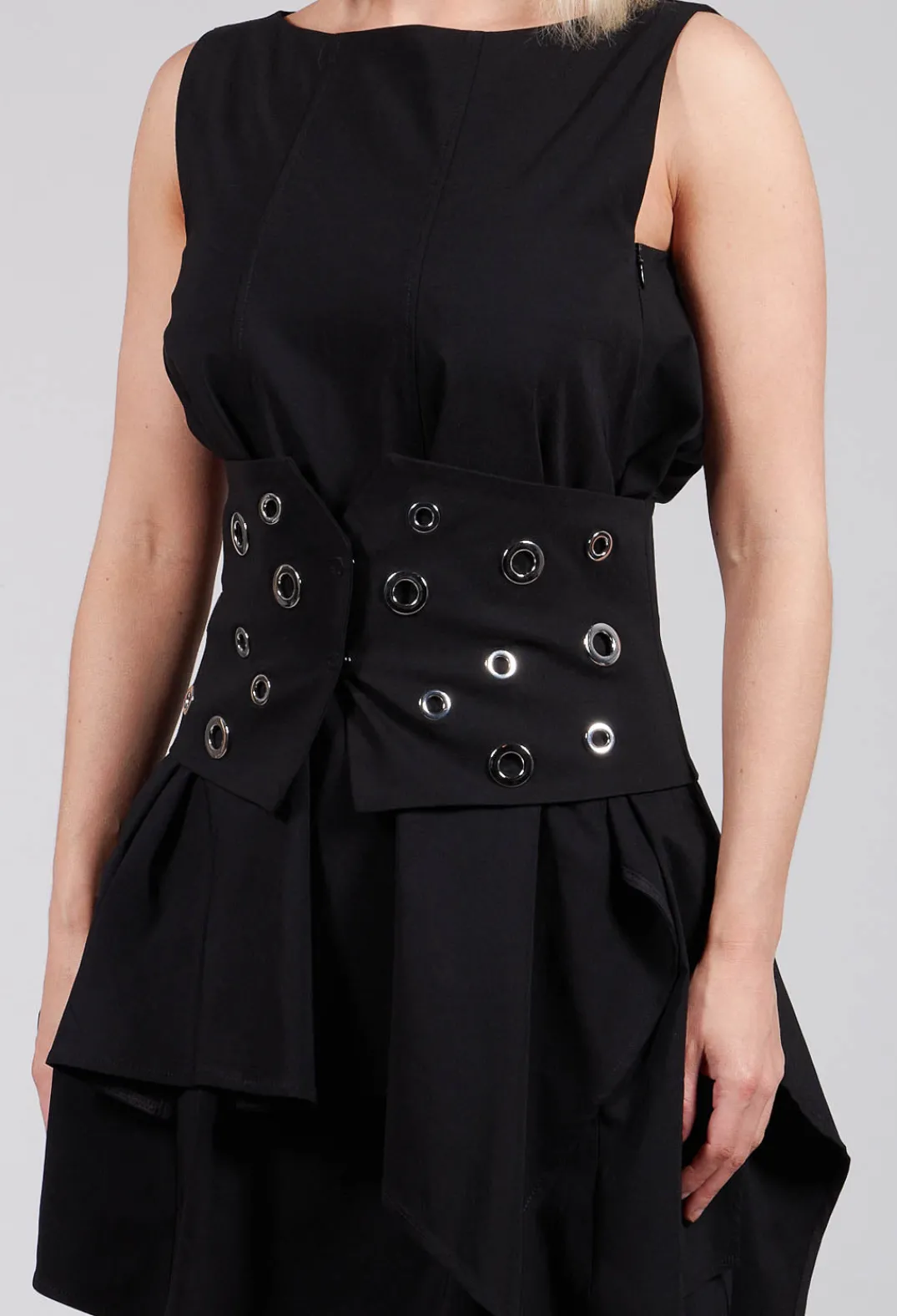 Ixos Belts^Asymmetric Belt in Nero