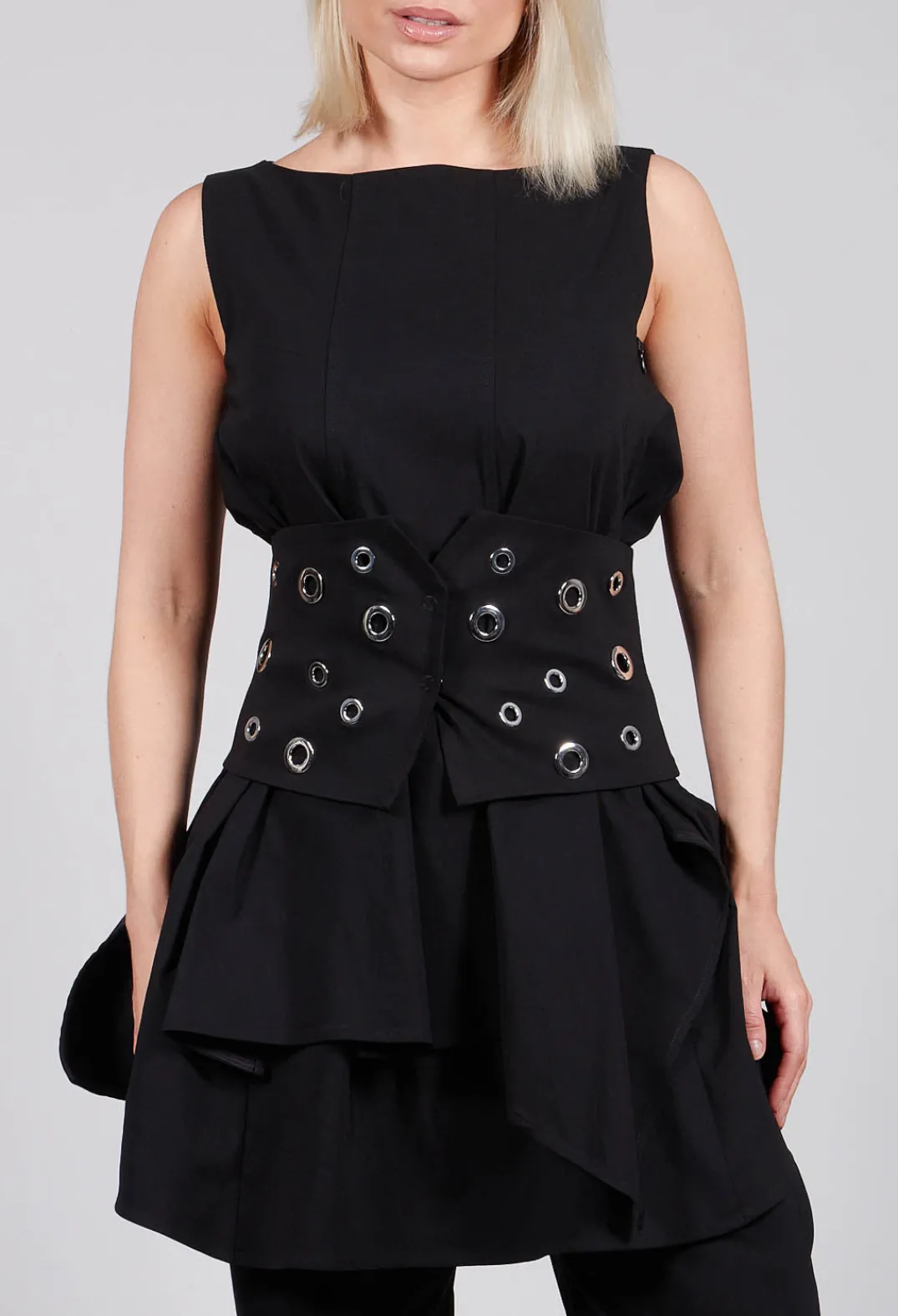 Ixos Belts^Asymmetric Belt in Nero