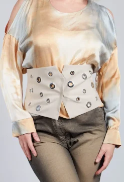 Ixos Belts^Asymmetric Belt in Sabbia