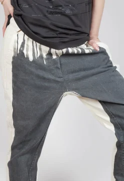 Rundholz Mainline Trousers^Asymmetric Belt Loop Trouser in Asteroid Paint